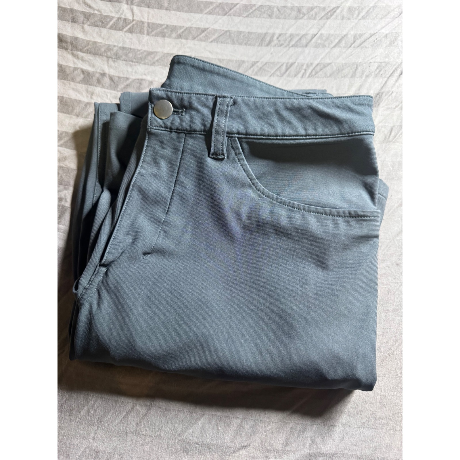 Lululemon Abc Pant Classic-Fit Warpstreme Dark Olive Mens 30x34